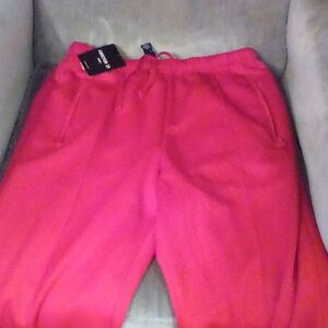 Forever 21 Bold Red Joggers
